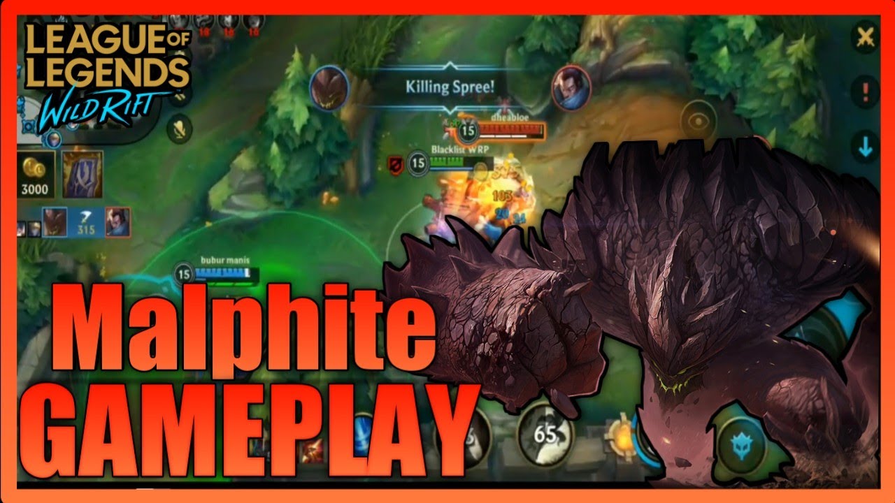 Wild Rift Champion (MALPHITE)#11  SHARD OF THE MONOLITH GAMEPLAY