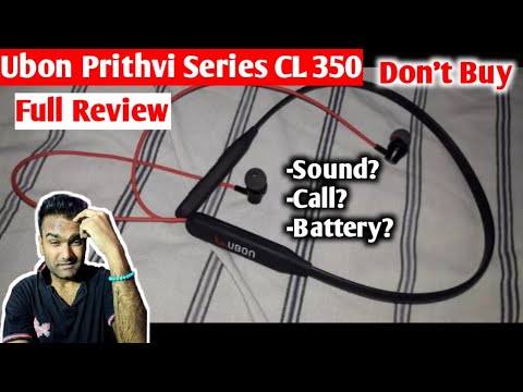 Ubon Prithvi Series CL 350 Neckband Full Review Unboxing