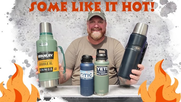 ❄ Stanley Classic Vacuum Bottle Review Stanley vs Thermos Vacuum Insulated  Water Bottle Ice Test 🔥 