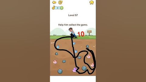 DRAW MASTER: BRAIN PUZZLES GAME! MOBILE GAME | LEVEL 57 | ALL LEVELS #shorts #gameplay #brainpuzzle