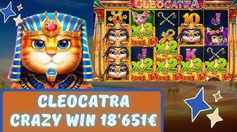 Cleocatra  New Slot by Pragmatic Play  CRAZY WIN 18'651€