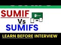 SUMIF &amp; SUMIFS Formula | Easy Urdu Tutorial for Beginners"