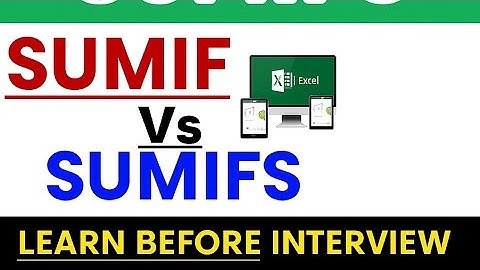 SUMIF & SUMIFS Formula | Easy Urdu Tutorial for Beginners"