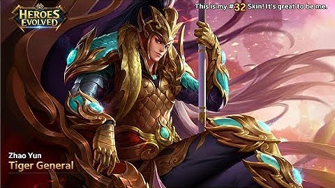 Zhao Yun Ranked High Ranking - Heroes Evolved mobile