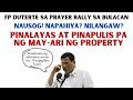 Fp duterte rally sa bulacan nausog napahiya nilangaw pinalayas at pinapulis pa