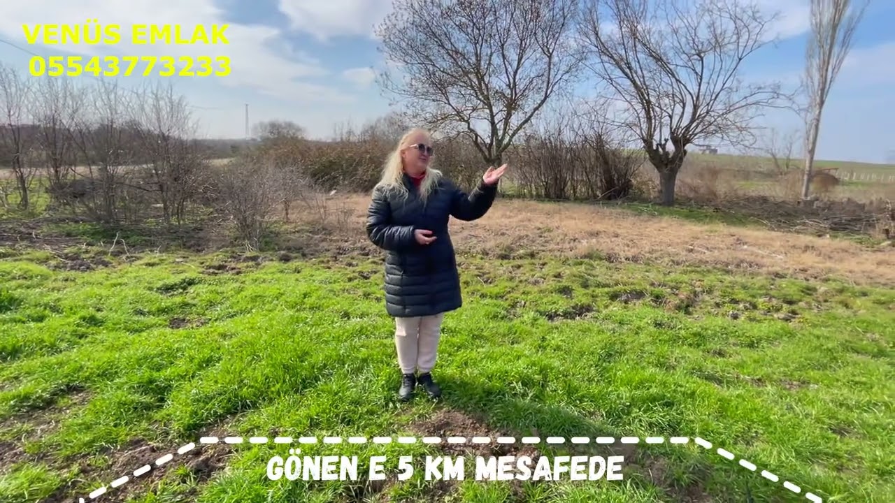 BALIKESİR GÖNEN e 5 km mesafede İmarlı Arsa Fiyat 1.750.00