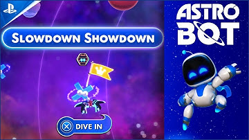 Astro Bot Slowdown Showdown Secret Level! Lost Cross Void Walkthrough!