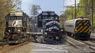 C&D, Conrail, NJT, and FAST Amtrak Trains