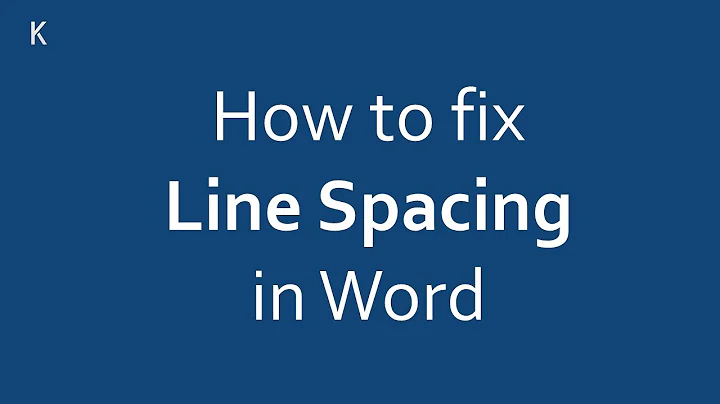 Word - How to Fix Line Spacing in the Table of Contents