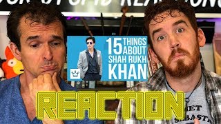 15 THINGS YOU DIDN'T KNOW ABOUT SHAH RUKH KHAN | REACTION!!