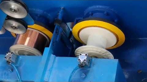 HXE-17DWT Fine wire drawing machine with annealer, double spoolers auto bobbin change (3)