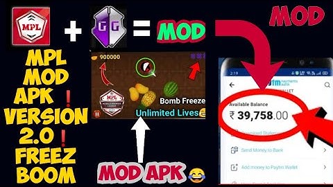 😂 MPL MOD APK || with 🛑 live proof || 2 mod APK || version 2.O || auto win and freez boom || 😈🔥
