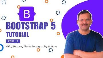 Bootstrap 5 Full Tutorial for Beginners | Part 1: Grid, Buttons, Alerts, Typography & More