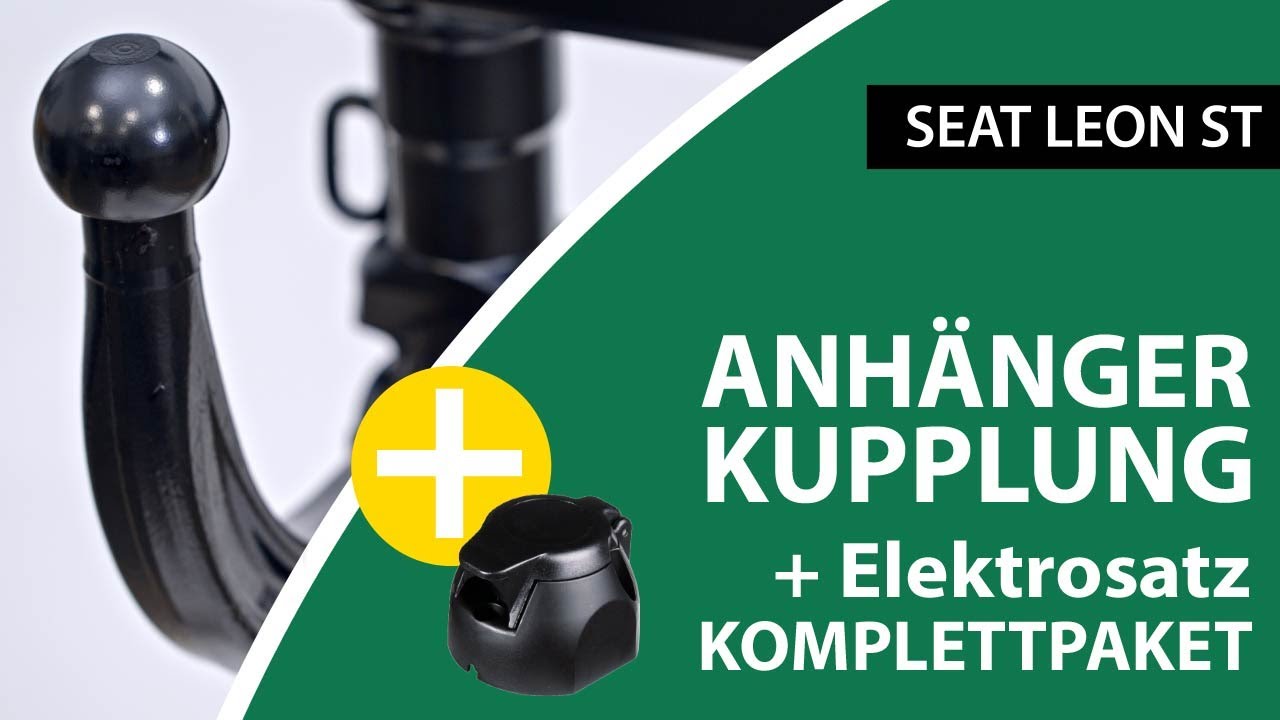Selbsteinbau Anhängerkupplung (AHK) In Einen Seat Leon ST (5F) Style