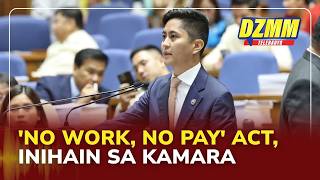 Rep. Marcos files 'No work, No Pay' Act for members of Congress | DZMM Teleradyo (03 February 2026)