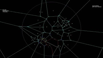 line segment voronoi diagram animation