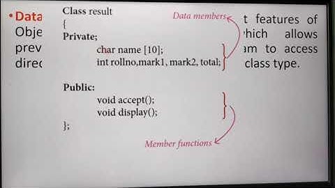 Class Access Specifiers in C++, Part 2, in tamil, Chapter 14, Unit 4, A.Jaya Mabel Rani/AP