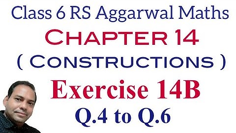 Exercise 14B Q.4 to Q.6 Class 6 RS Aggarwal Maths