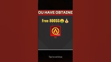 Apex Legends mobile is giving 800SG for free go claim it now🤑💰 | Game4Peaceyt