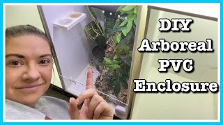 DIY ARBOREAL PVC ENCLOSURE | How To Build A Gecko Enclosure | Crested Gecko | Part 1