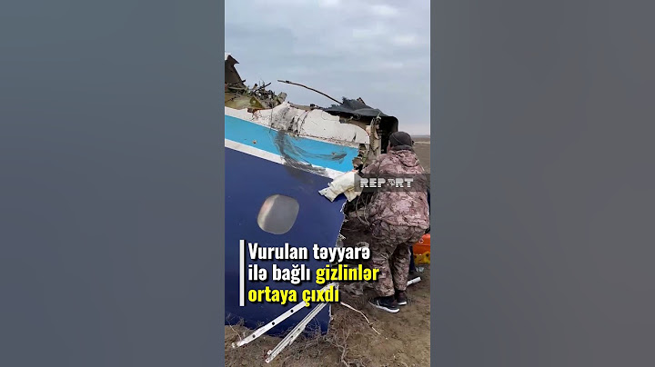 AZAL-ın vurulan təyyarəsinin qara qutusu açıldı: hər şey ortaya çıxdı