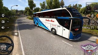 Bus Sumber Alam Ngebut & Oleng! Rute Sengeti – Rengat | Bus Simulator Indonesia screenshot 5