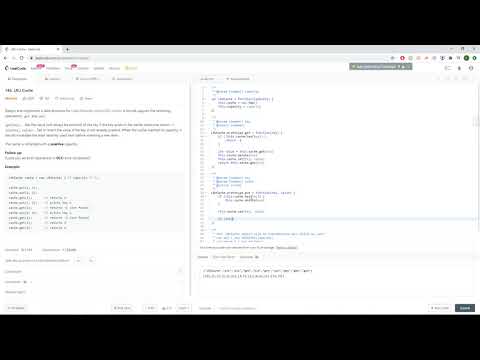 LeetCode 146: LRU