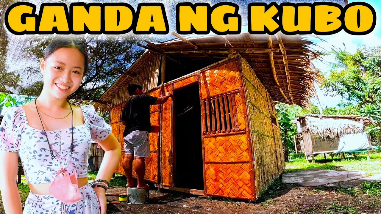 PAG PINTORA NG HARAP NG KUBO  | PINTORA SA KAWAYAN