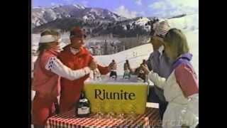 Riunite Wine Commercial (1984) Skiing Trip