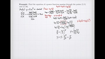 Equations from Semi-Log and Log-Log Plots