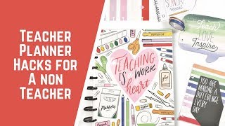 Setting Up a Teacher Planner for a Non-Teacher