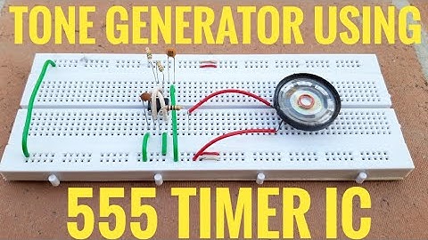 Tone generator circuit using 555 Timer ic