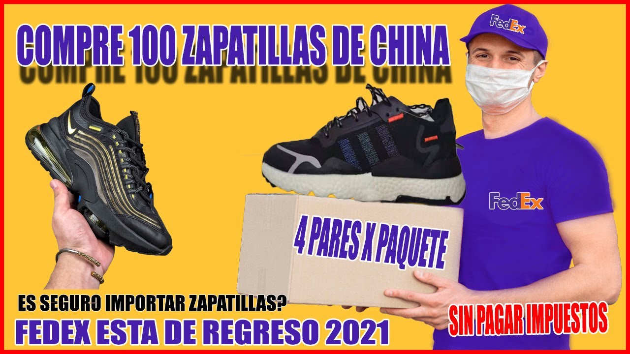 Aprende a Importar ZAPATILLAS de China OCTUBRE 2021 (SIN PAGAR IMPUESTOS) -  YouTube