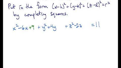 Write the equation of the sphere in standard form and find its center and radius.