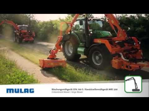 MULAG flail mower GFA 700 S - video from MULAG