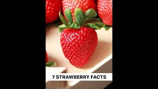 7 STRAWBERRY NUTRITION FACTS | glycemic index, antioxidants, vitamins and minerals #shorts