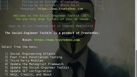 Harvesting Credential using Social-Engineering Toolkit(SET)#clone_website