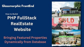 PHP Fullstack Website  | Displaying Featured Properties Dynamically from Database