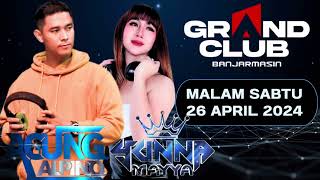 DJ AGUNG ALPINO X DJ YUNNA MAYYA GRAND MANIA MALAM SABTU 16 APRIL 2024 ONTHEMIX