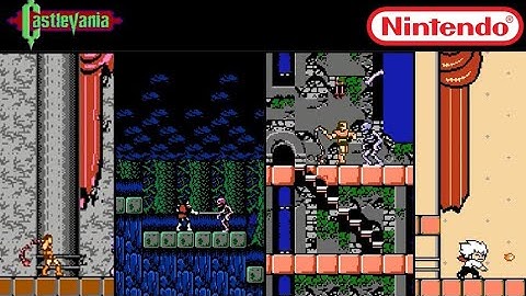 Evolution Castlevania Games for NES