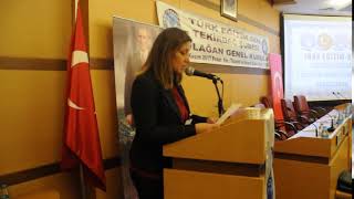 TÜRK EĞİTİM SEN T.DAĞ ŞUBESİ 6. OLAĞAN GENEL KURULUNDA KAMURAN VARMA BAŞKAN SEÇİLDİ