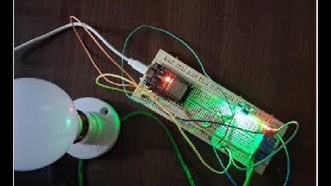 Turn ON/OFF the light during night time using LDR, Timer, Relay and ESP32