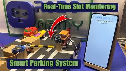 Cloud Based Smart Parking System with OLED Display & Web Interface | Real-Time Slot Monitoring
