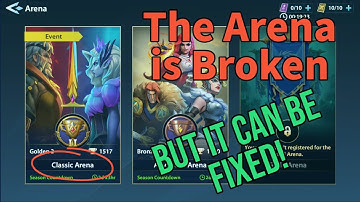 The Arena is BROKEN. Here