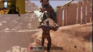trying to survive on ark online trying to tame argyies  part 8