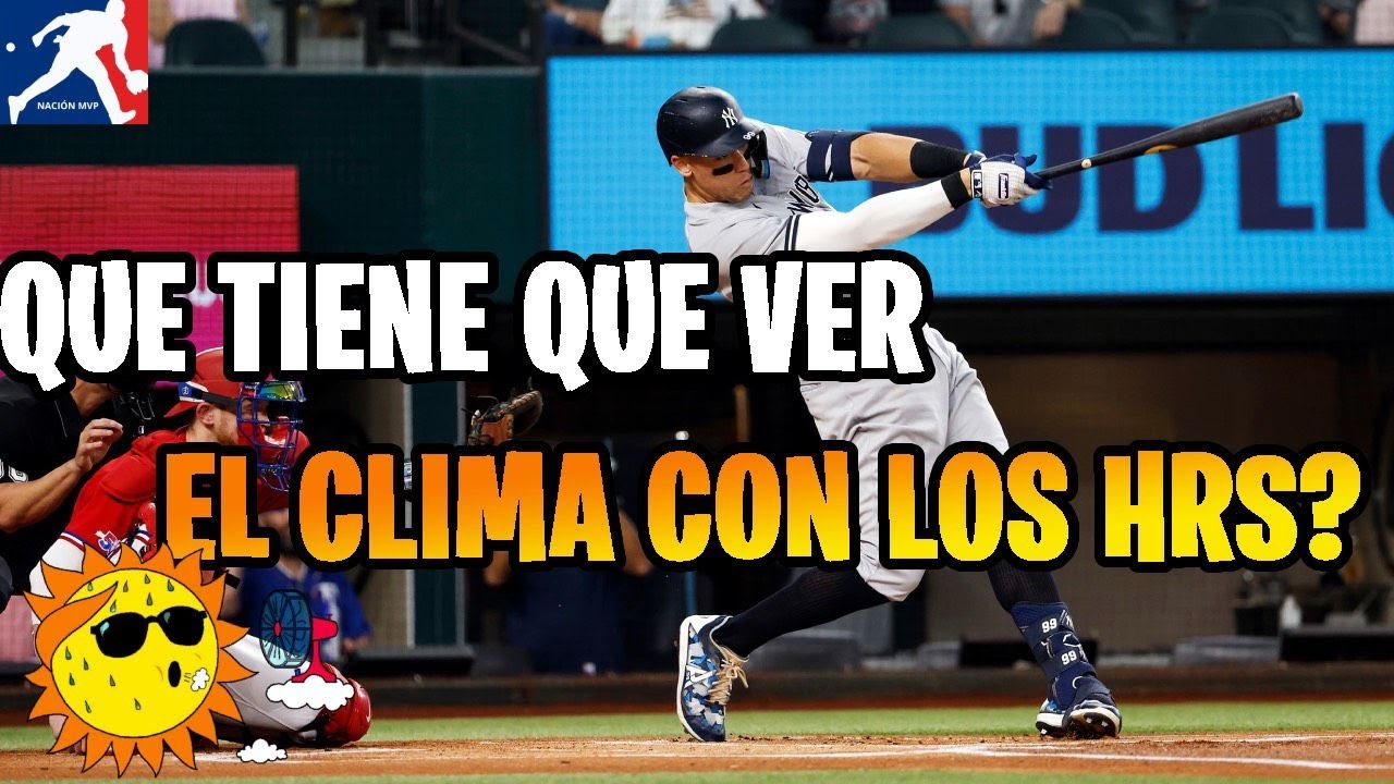 CAMBIO CLIMÁTICO ESTÁ AYUDANDO A AUMENTAR PRODUCCIÓN DE JONRONES EN MLB