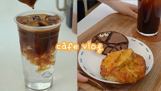 [ENG] ☕️💁매장에서의 일상도 궁금하셨죠?들어오세요~🌝|Cafe Vlog|내복곰