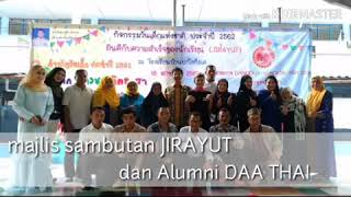 Jirayut Daa4 #acara Penyambutan Jirayut dan Alumni daa4 thailand# warga sekitar sangat antusias