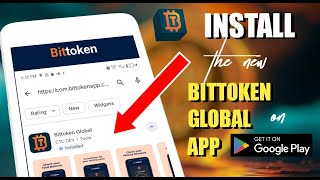 HOW TO INSTALL THE NEW BITTOKEN GLOBAL APP #ctc #bittoken  #cryptocurrency #airdrop screenshot 5