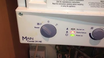 Main Combi 24 HE flame failure   not again